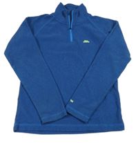 Modrá pruhovaná fleecová funkčná mikina Trespass