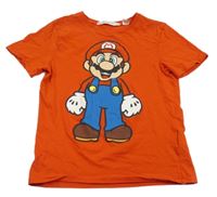 Červené tričko s Mariem H&M