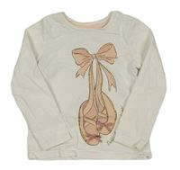 Smotanové tričko s baletními piškoty Nutmeg