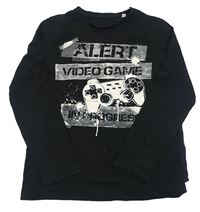 Čierne tričko s ovladačem C&A
