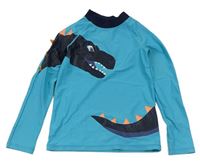 Tyrkysové UV triko s dinem H&M