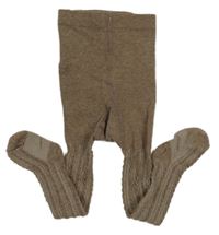 Hnedé vzorované pančuchy H&M