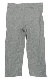 Sivé melírované legíny