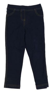 Tmavomodré legíny riflového vzhledu Primark