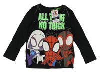 Nové - černé triko se Spidermanem a nápisem George