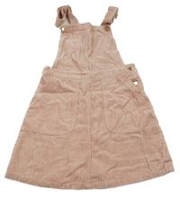 Svetloružové na traké menšestrové šaty Primark