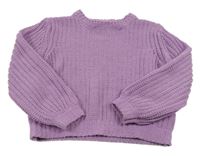 Fialový oversize sveter M&S