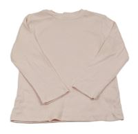 Světlerůžové žebrované triko Matalan
