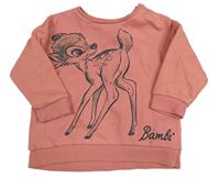 Ružová mikina s Bambim Disney