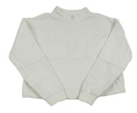 Biela crop mikina New Look