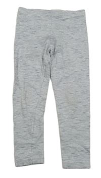 Bielo-tmavomodré pruhované legíny George