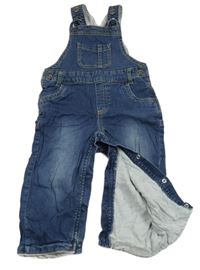 Tmavomodré laclové podšité rifle M&S