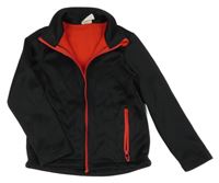 Čierno-červená prepínaci thermo mikina