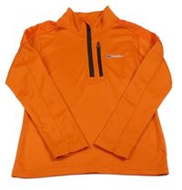 Oranžová športová mikina Berghaus