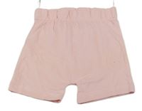 Světlerůžové elastické kraťasy Pusblu 