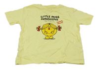 Žlté tričko s Little Miss