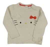 Béžový sveter s Hello Kitty H&M