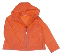 Oranžová propínací pláštěnka s kapucí Esprit