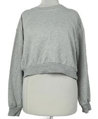 Dámská šedá crop mikina H&M