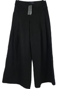 Nové - Dámske čierne vlnené široké nohavice zn. Fenlanjiaren