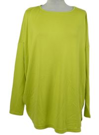 Dámske limetkové úpletové tričko New Look