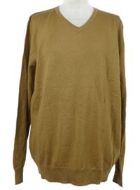 Pánský béžový vlněný svetr Matalan 