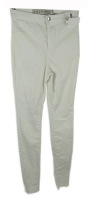 Nové - Dámské bílé skinny rifle Denim 