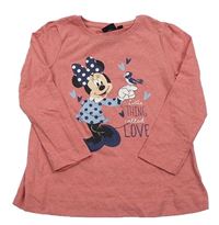 Růžové triko s Minnie Disney