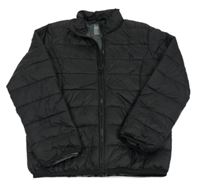 Čierna šušťáková prešívaná zateplená bunda zn. Pocopiano