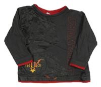 Šedo-červené triko se Star Wars 