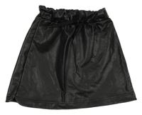 Čierna koženková sukňa Zeeman