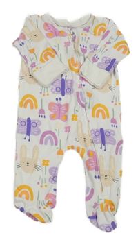 Bílý overal s obrázky Matalan