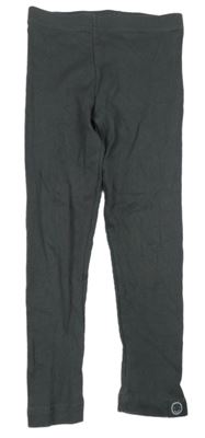 Sivé rebrované legíny George