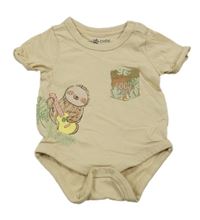 Svetlobéžové body s obrázkom so cute