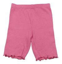 Ružové rebrované kraťasy Kiki&Koko