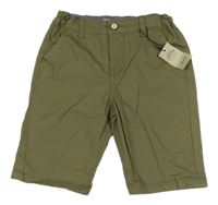 Nové - Khaki plátěné kraťasy Denim Co.