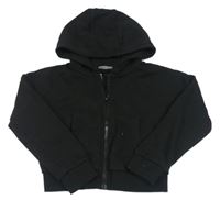 Čierna prepínaci crop mikina s kapucňou zn. Matalan