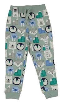 Nové - Šedé tepláky se zvířaty Dunnes