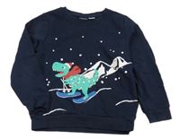 Tmavomodrá mikina s dinem Lupilu