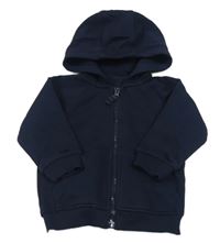 Tmavomodrá prepínaci mikina s kapucňou Matalan