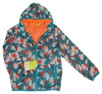 Zeleno-bílá šusťáková jarní funkční bunda s kapucí Regatta