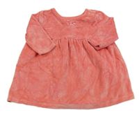 KOrálové zamatové šaty M&Co.