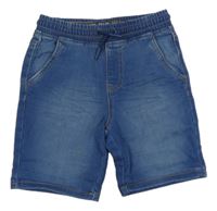 Modré teplákovo/riflové kraťasy Denim Co.