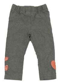 Sivé tregíny s flitrami Topomini