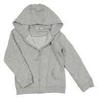 Svetlosivá prepínaci mikina s kapucňou Primark