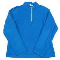 Modrá fleecová funkčná mikina Mountain Warehouse