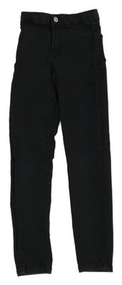 Černé super skinny rifle Zara