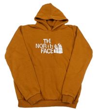 Medová mikina s logom a kapucňou The North Face