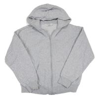 Sivá melírovaná prepínaci mikina s kapucňou H&M