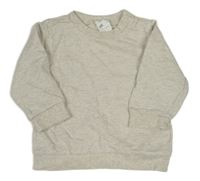 Béžová melírovaná mikina H&M